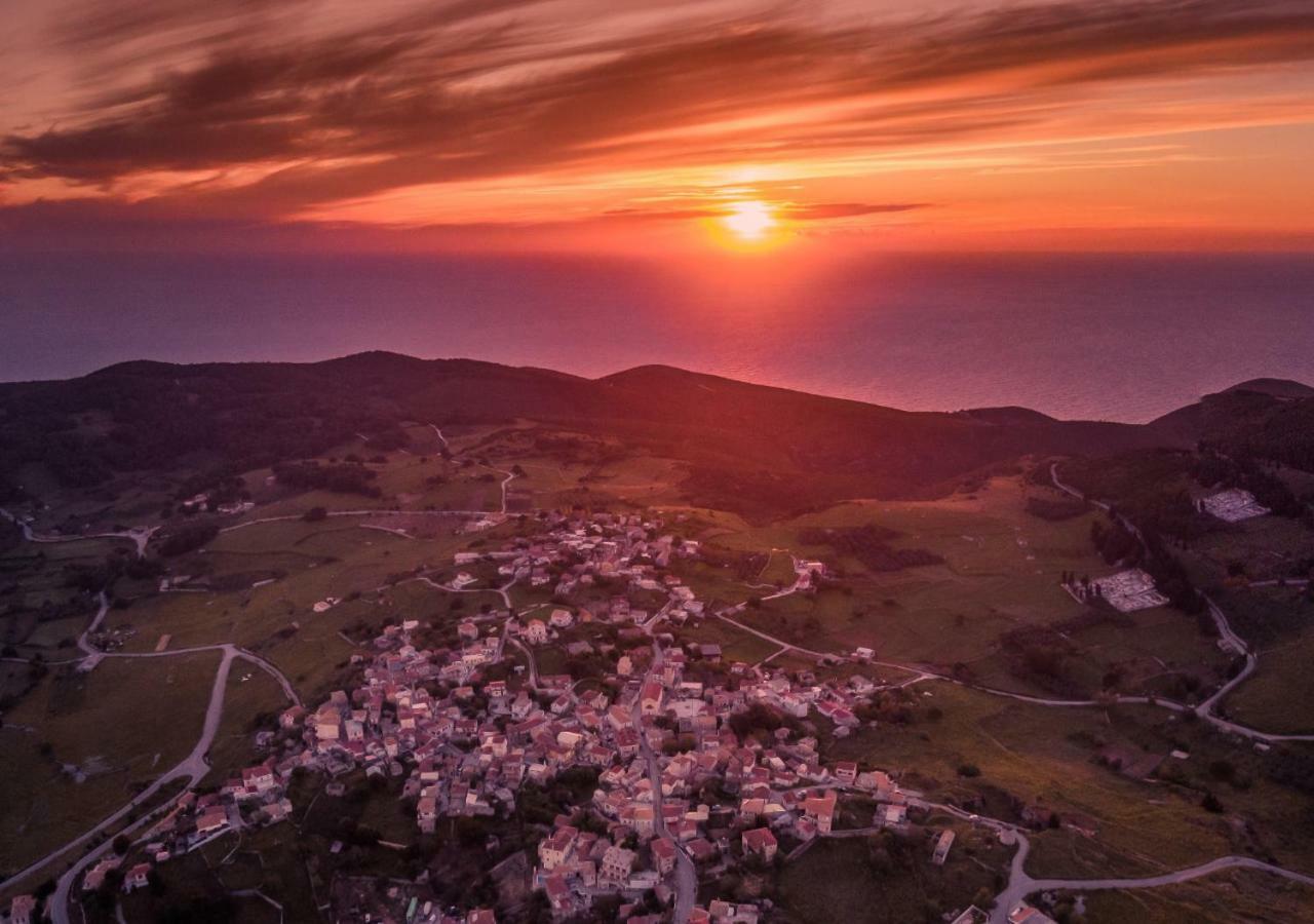 Villa windmill sunset Volímai Esterno foto